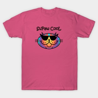 SuPaw CooL - rainbow tabby T-Shirt